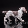 Статуэтка собаки из фарфора Спаниель с рябчиком, Bing & Grondahl, Дания, вт. пол. 20 в.