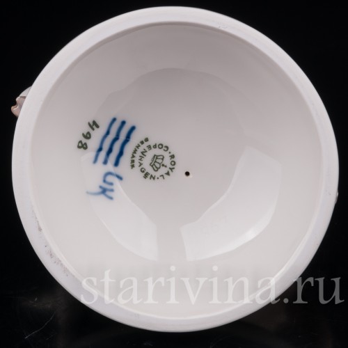 Фарфоровая статуэтка Фавн с козленком, Royal Copenhagen, Дания, 1975-1979 гг.