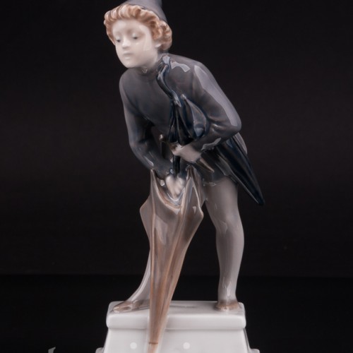 Фарфоровая статуэтка Оле Лукойе, Royal Copenhagen, Дания, 1969-74 гг.