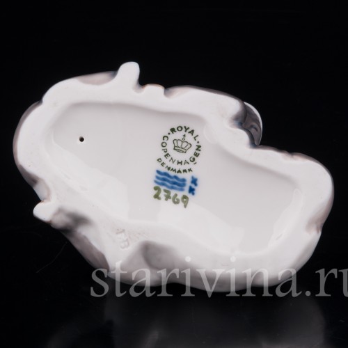 Статуэтка из фарфора Две овечки, Royal Copenhagen, Дания, 1969-74 гг.