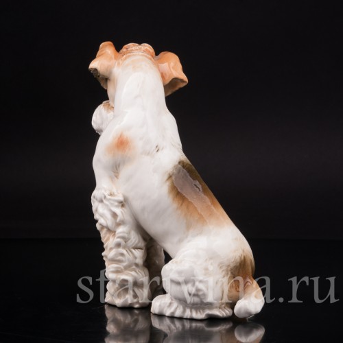 Статуэтка собаки из фарфора Терьер, Karl Ens, Германия, 1920-30 гг.