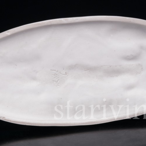 Фарфоровая статуэтка собаки Лежащая борзая, Karl Ens, Германия, нач. 20 в.