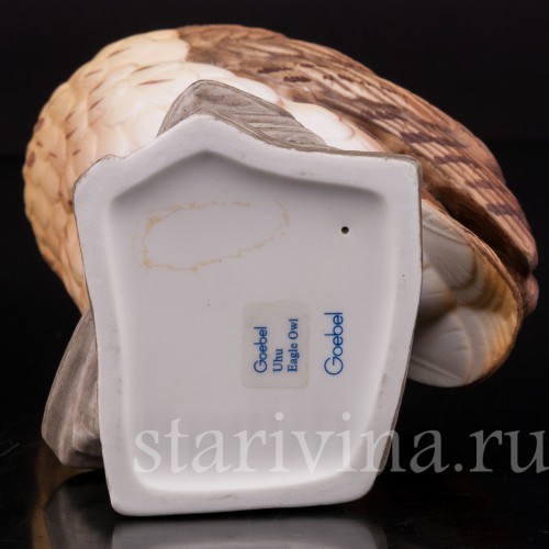 Фарфоровая статуэтка птицы Филин, Goebel, Германия, кон. 20 в.