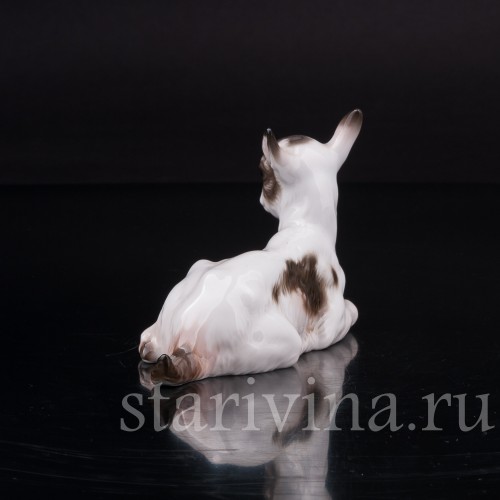 Фигурка из фарфора Лежащий козлёнок, Rosenthal, Германия, 1936 год.
