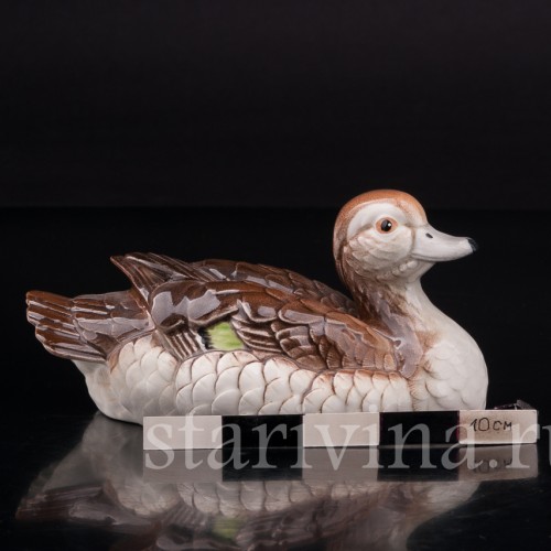 Фарфоровая статуэтка птицы Каролинская утка, Goebel, Германия, кон. 20 в.