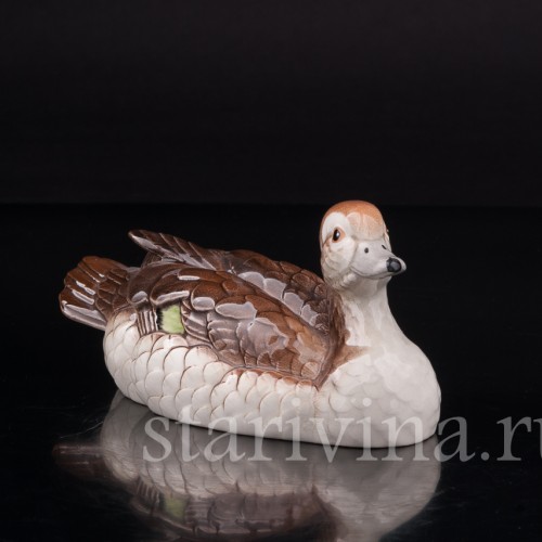 Фарфоровая статуэтка птицы Каролинская утка, Goebel, Германия, кон. 20 в.