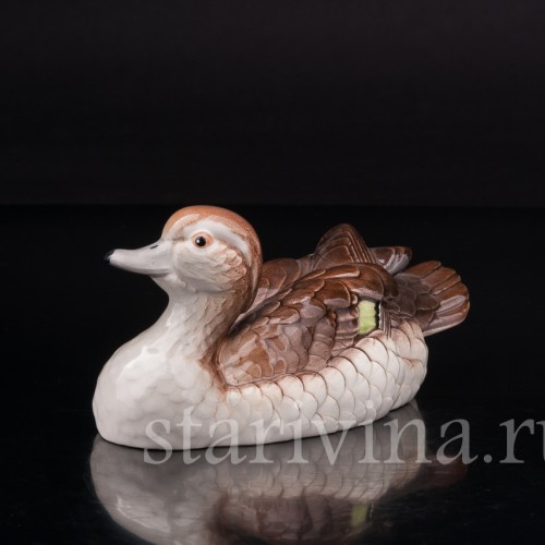 Фарфоровая статуэтка птицы Каролинская утка, Goebel, Германия, кон. 20 в.