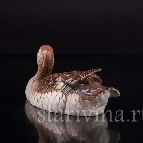 Фарфоровая статуэтка птицы Каролинская утка, Goebel, Германия, кон. 20 в.