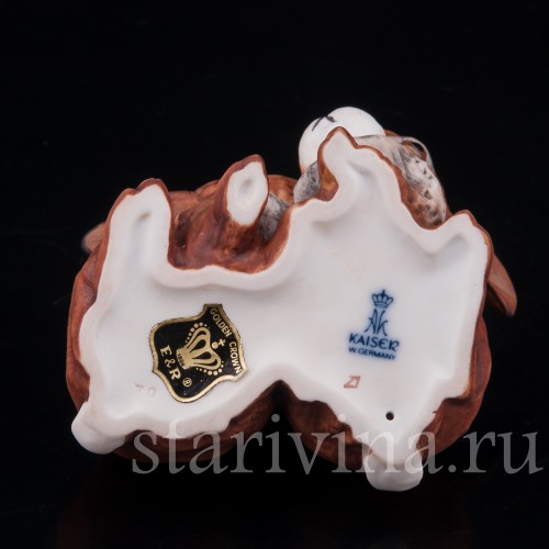 Фарфоровая фигурка Два кролика, Alka Kaiser, Германия, 1979-90 гг.