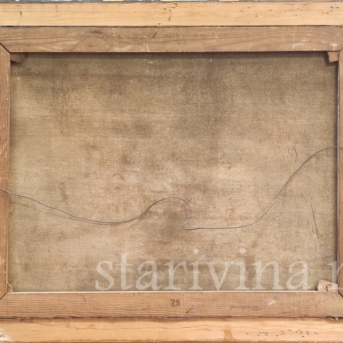 Картина маслом Натюрморт с кувшином и виноградом, Германия, 1924 год.