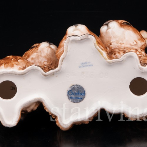 Фигурка из фарфора Три зайчика, Goebel, Германия, до 1990 г.