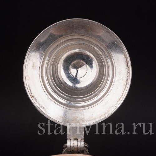 Старинная пивная кружка Садись рядом, 0.5 л, Dumler & Breiden, Германия, нач. 20 в.