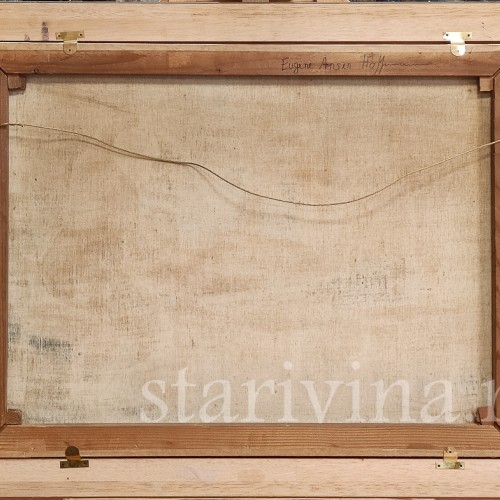 Картина маслом Игроки в карты, Германия, перв. пол. 20 в.