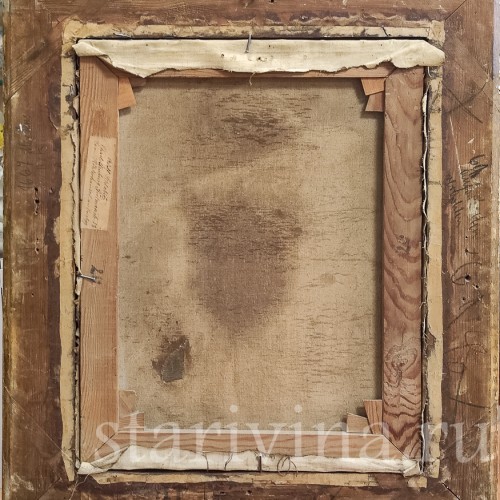 Картина маслом Портрет фермера в шляпе, Германия, 1924 г.