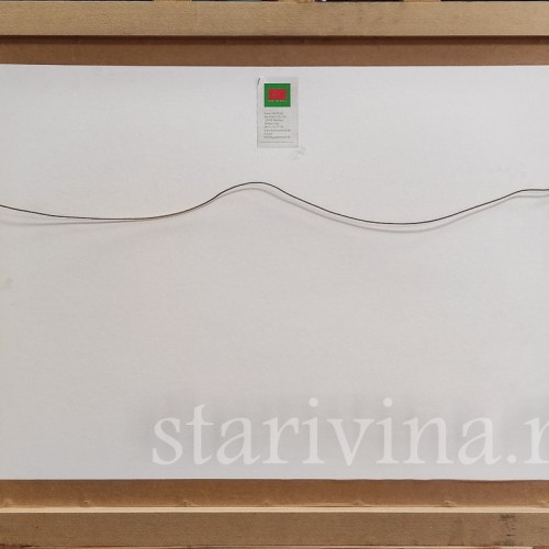 Картина маслом Мужчины в таверне, Германия, перв. пол. 20 в.