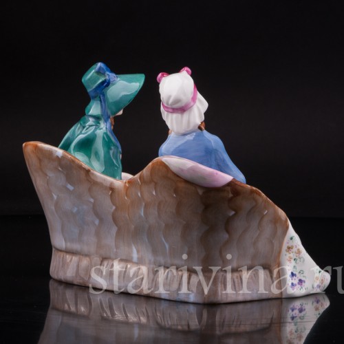 Фарфоровая композиция Чаепитие, Royal Doulton, Великобритания, пер. пол. 20 в.