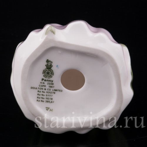 Фарфоровая фигурка девочки Пенни, Royal Doulton, Великобритания, вт пол. 20 века.