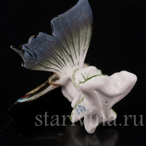 Фигурка из фарфора Бабочка махаон, Karl Ens, Германия, вт пол. 20 века.