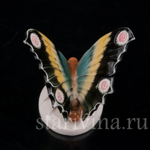 Фарфоровая фигурка Бабочка, Volkstedt, Германия, вт. пол. 20 века.