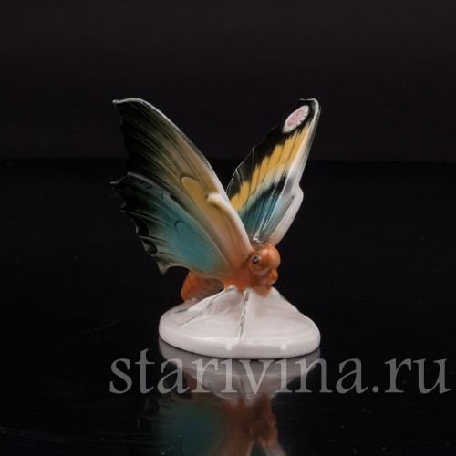 Фарфоровая фигурка Бабочка, Volkstedt, Германия, вт. пол. 20 века.