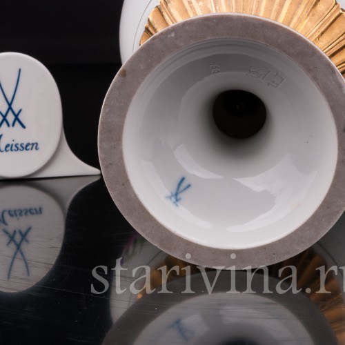 Фарфоровая ваза "Змеи", Meissen, Германия, 1982 г.