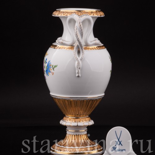 Фарфоровая ваза "Змеи", Meissen, Германия, 1982 г.