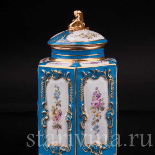 Фарфоровая Банка для чая, Франция, 19 в.