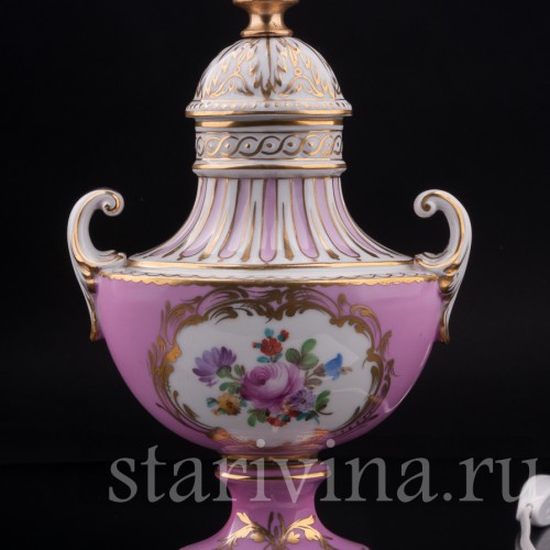 Декоративная фарфоровая Лампа, Carl Thieme, Германия, сер. 20 в.