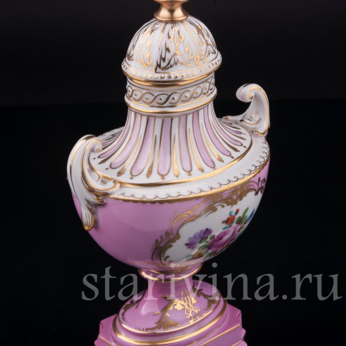 Декоративная фарфоровая Лампа, Carl Thieme, Германия, сер. 20 в.