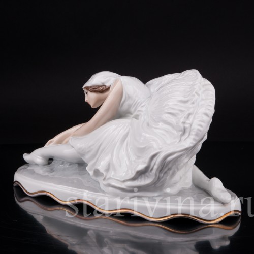 Фарфоровая статуэтка балерины Умирающий лебедь (Анна Павлова), Rosenthal, Германия, 1920-30 гг.