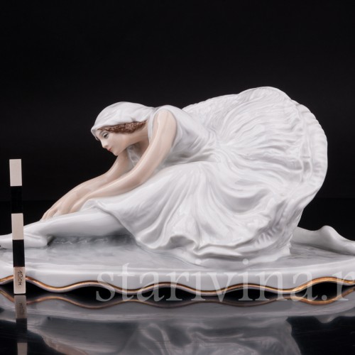 Фарфоровая статуэтка балерины Умирающий лебедь (Анна Павлова), Rosenthal, Германия, 1920-30 гг.
