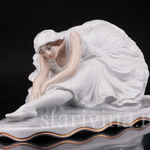 Фарфоровая статуэтка балерины Умирающий лебедь (Анна Павлова), Rosenthal, Германия, 1920-30 гг.