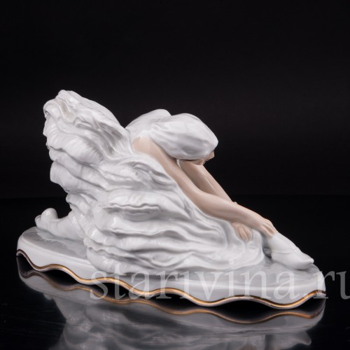 Фарфоровая статуэтка балерины Умирающий лебедь (Анна Павлова), Rosenthal, Германия, 1920-30 гг.