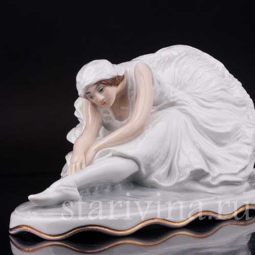 Фарфоровая статуэтка балерины Умирающий лебедь (Анна Павлова), Rosenthal, Германия, 1920-30 гг.