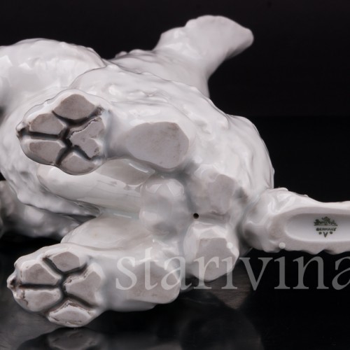 Статуэтка собаки из фарфора Скотч-терьер на задних лапах, Rosenthal, Германия, 1950 гг.