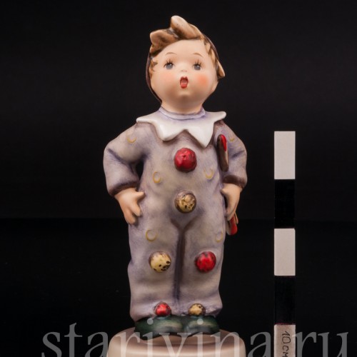 Фигурка мальчика из фарфора Маленький клоун, Goebel, Германия, 1972-79 гг.