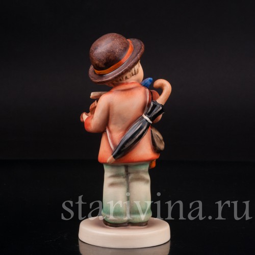 Фигурка мальчика из фарфора Маленький скрипач, Goebel, Германия, 1950-72 гг.