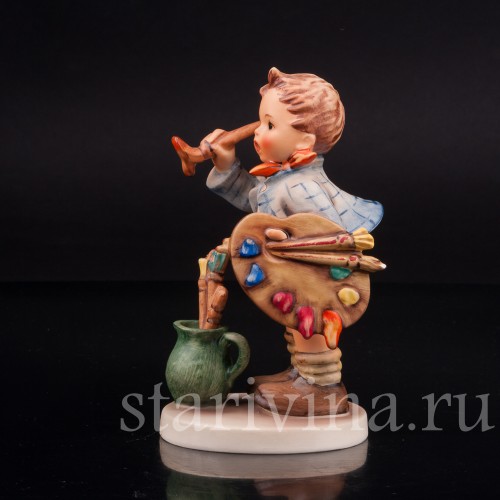 Фигурка из фарфора мальчика Маленький художник, Goebel, Германия, 1955 г.