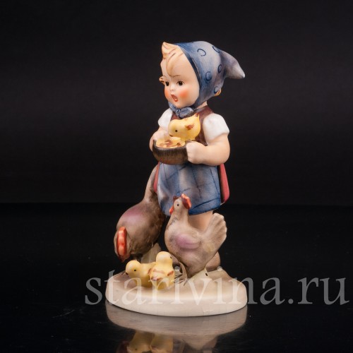 Фигурка из фарфора Маленькая птичница, Goebel, Германия, 1964-72 гг.