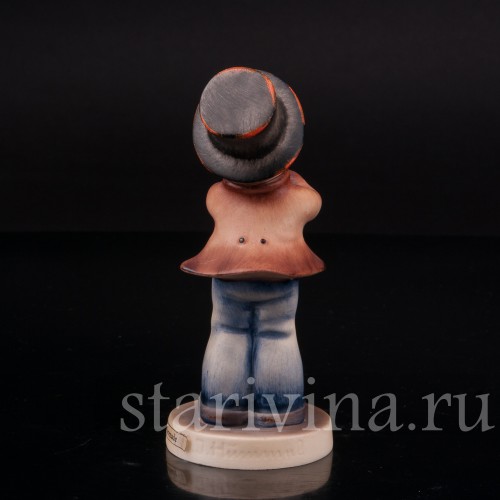 Фарфоровая фигурка Серенада, мальчик с флейтой, Goebel, Германия, 1950-72 гг.