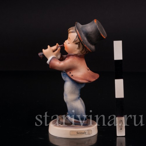 Фарфоровая фигурка Серенада, мальчик с флейтой, Goebel, Германия, 1950-72 гг.