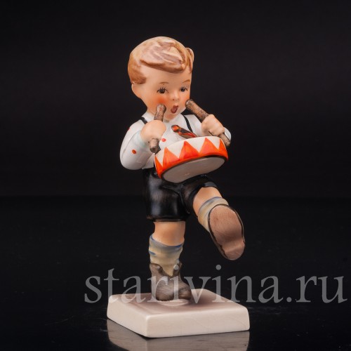 Фарфоровая фигурка Юный барабанщик, Goebel, Германия.
