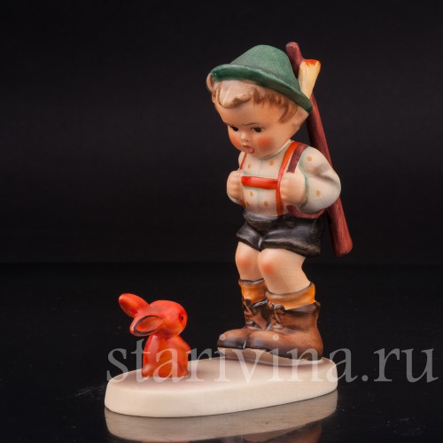 Фигурка из фарфора Маленький охотник Goebel, Германия, 1960-72 гг.