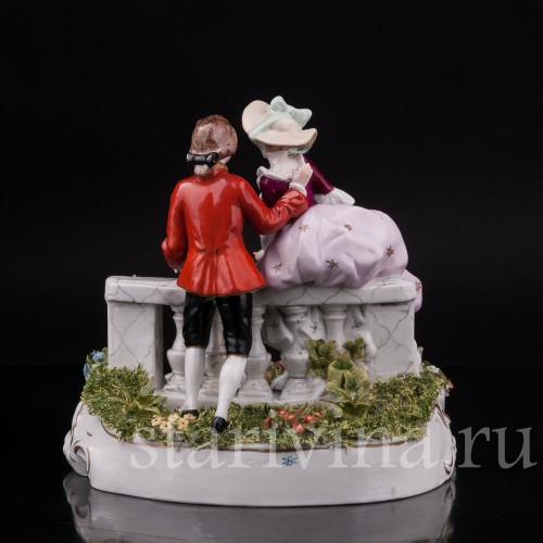 Фарфоровая композиция У пруда, Scheibe-Alsbach, Германия, вт. пол. 20 в.