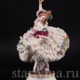 Фарфоровая статуэтка Танцовщица, кружевная, Ackermann & Fritze, Германия, пер. пол. 20 в.