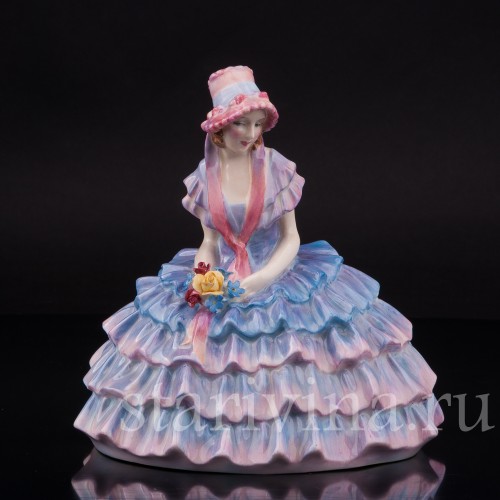 Фигурка из фарфора Хлоя, девушка с цветами, Royal Doulton, Великобритания, 1931-49 гг.