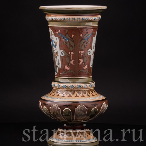 Декоративная ваза Времена года - весна и зима, Villeroy & Boch, Германия, 1900 г.