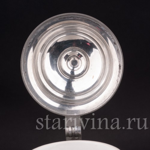 Старинная пивная кружка Ландскнехт с кружкой и кувшином, 1/2 л, Villeroy & Boch, Германия, 1928 г.