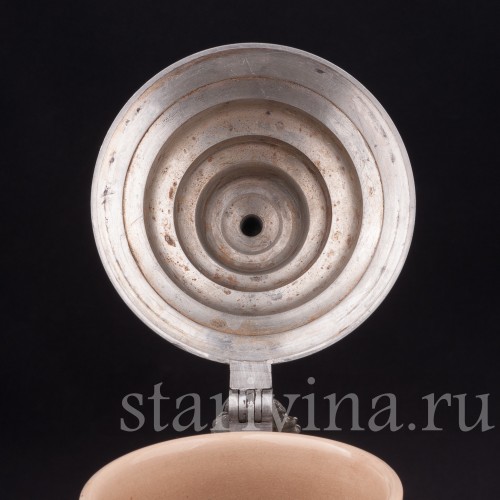 Антикварная пивная кружка Вход в гавань Линдау, 1л, Diesinger, Германия, кон. 19 - нач. 20 вв.