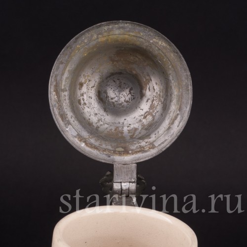 Старинная сувенирная кружка Мост Идс, сувенир из Сент-Луис, 1/2 л, Diesinger, Германия, 1904 г.